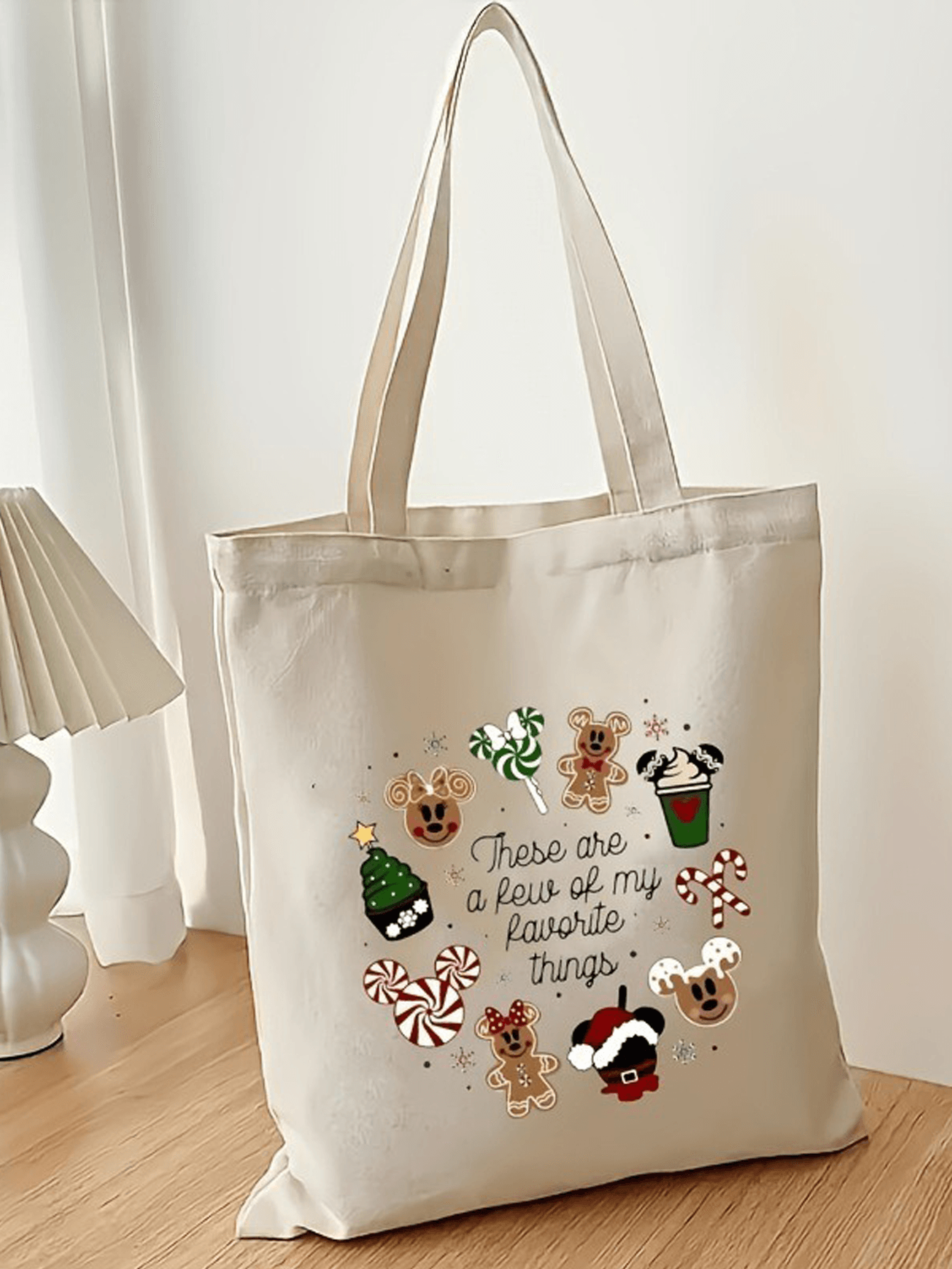 DIY Personalized Christmas Tree Tote Bag